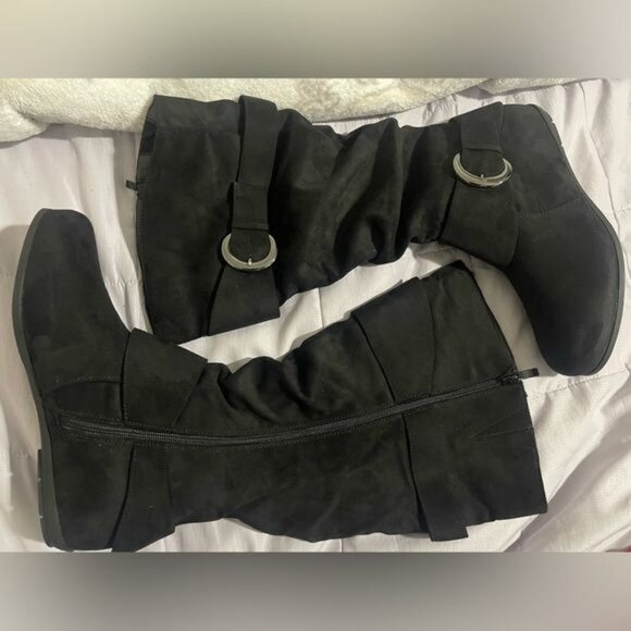 Boots for Women | Luoika | Size 9 | Black | New - Picture 3 of 9